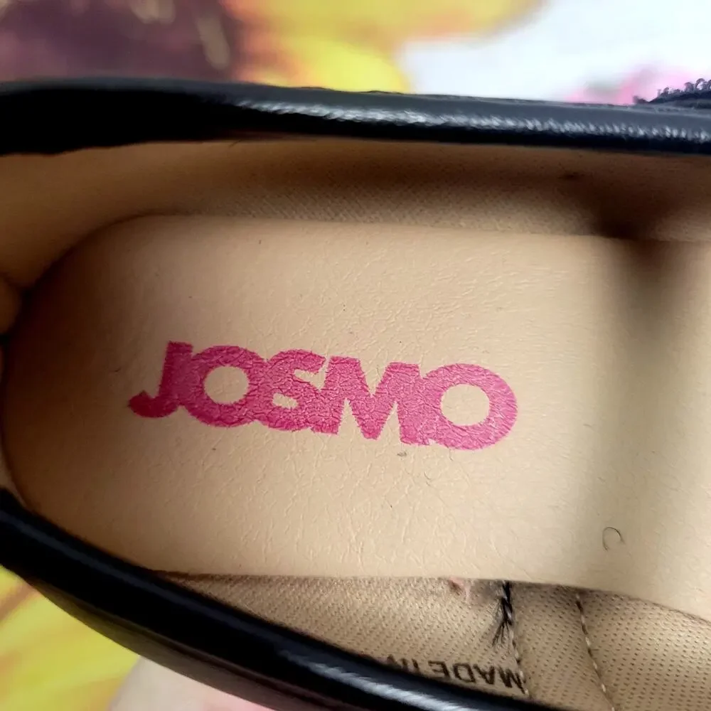 JOSMO Toddler‎ Girl's Black Dress Shoes Size 8 NWOT